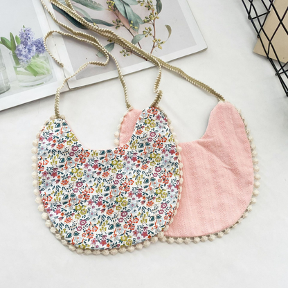 Soft Cotton Baby Bib Burp Cloth Reversible