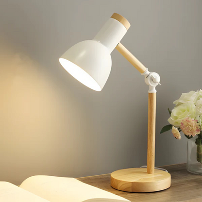 Befez | Wooden Flexible Desk LED Lamp