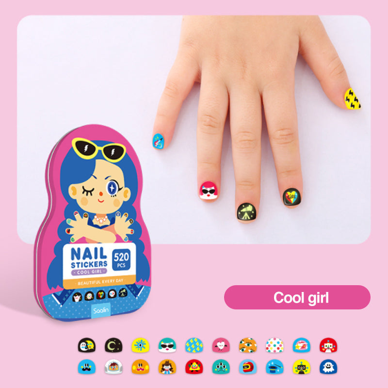 Fun Kids Nail Art Stickers 120 Pack