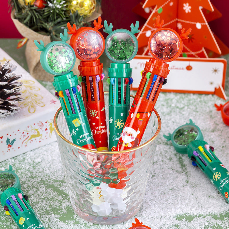 Colorful Holiday Glitter Pens