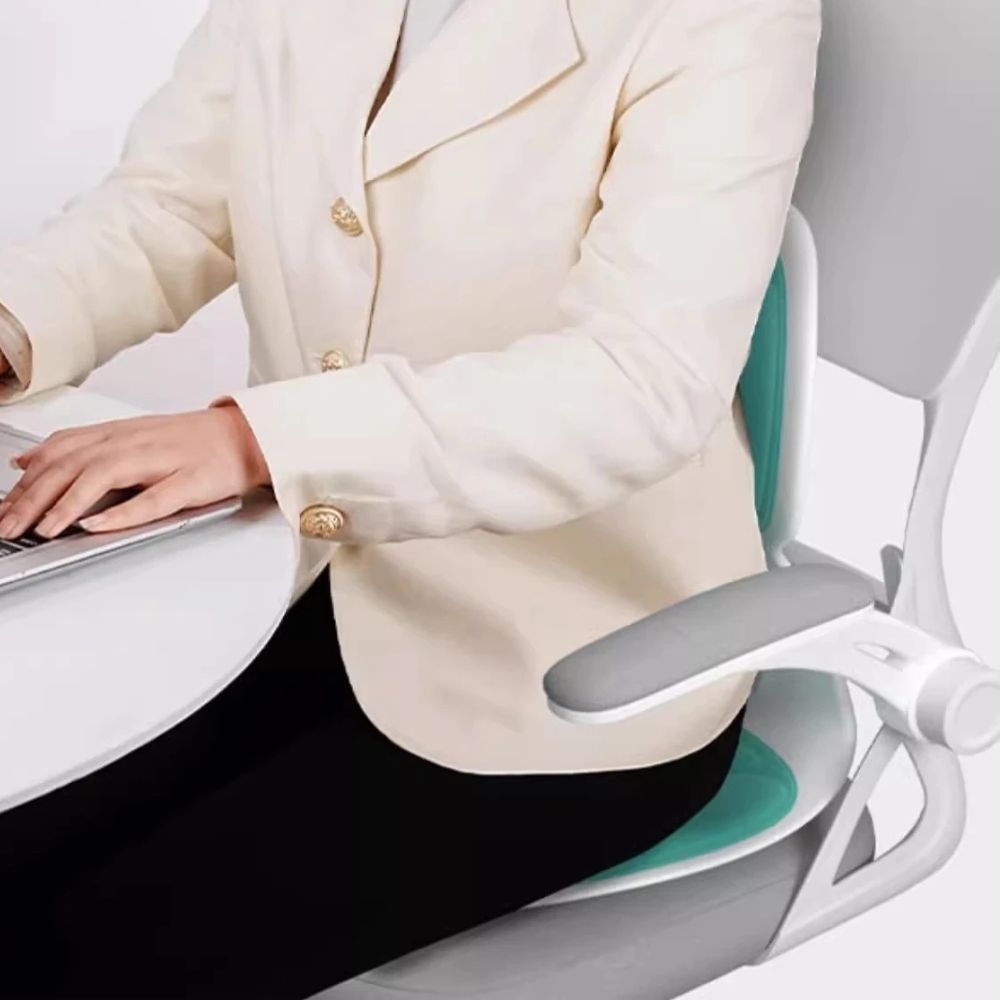 Comfortable Office Chair with Lumbar Support and Adjustable Back