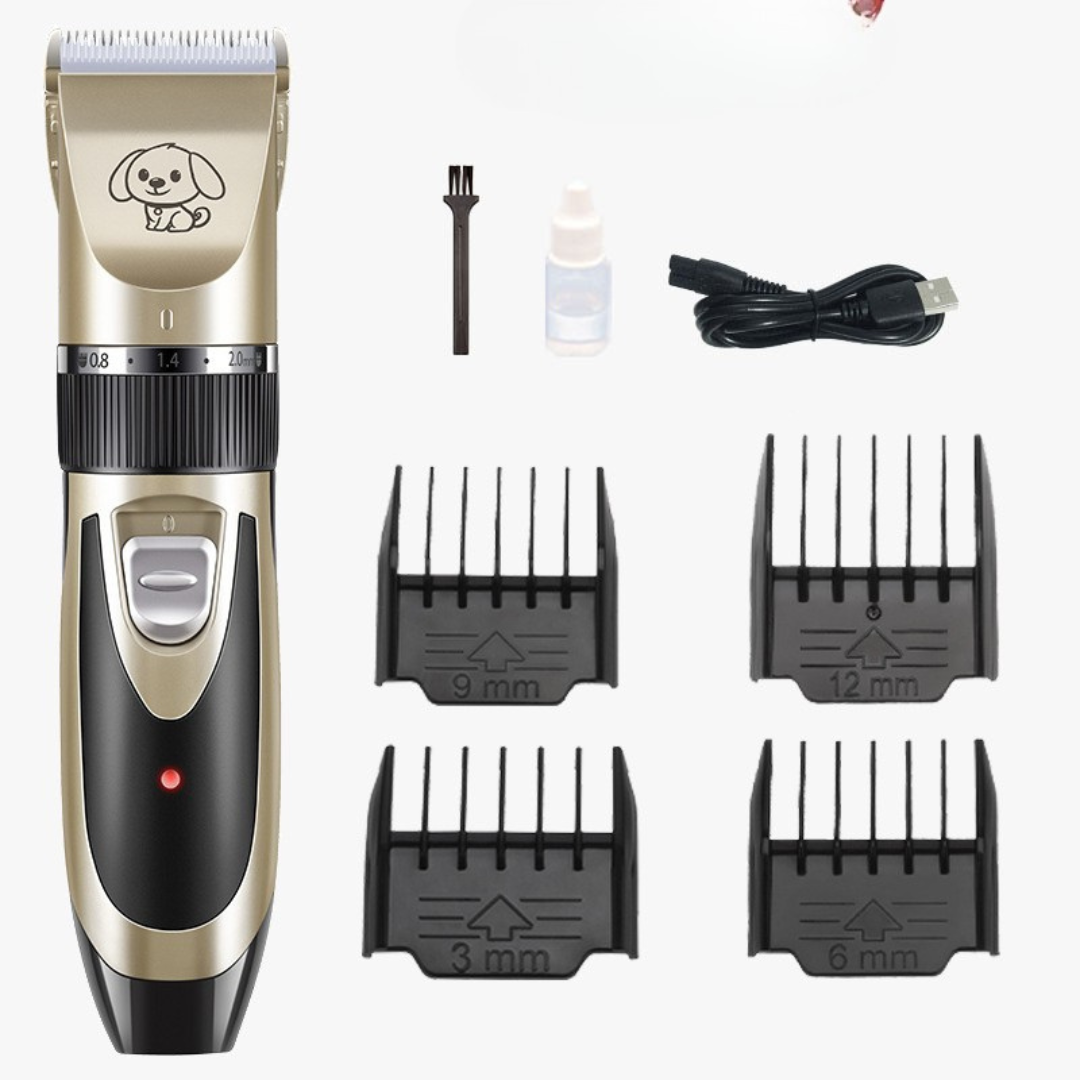 Quiet Pet Grooming Clipper Kit for Dogs