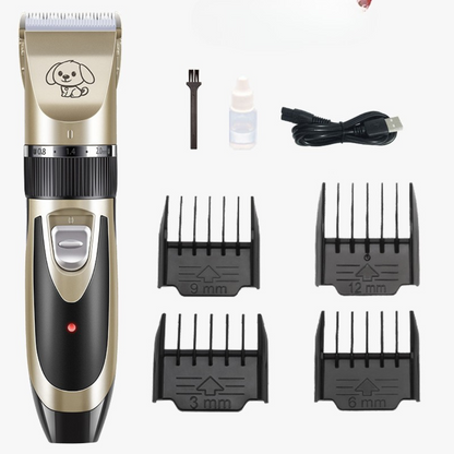 Quiet Pet Grooming Clipper Kit for Dogs