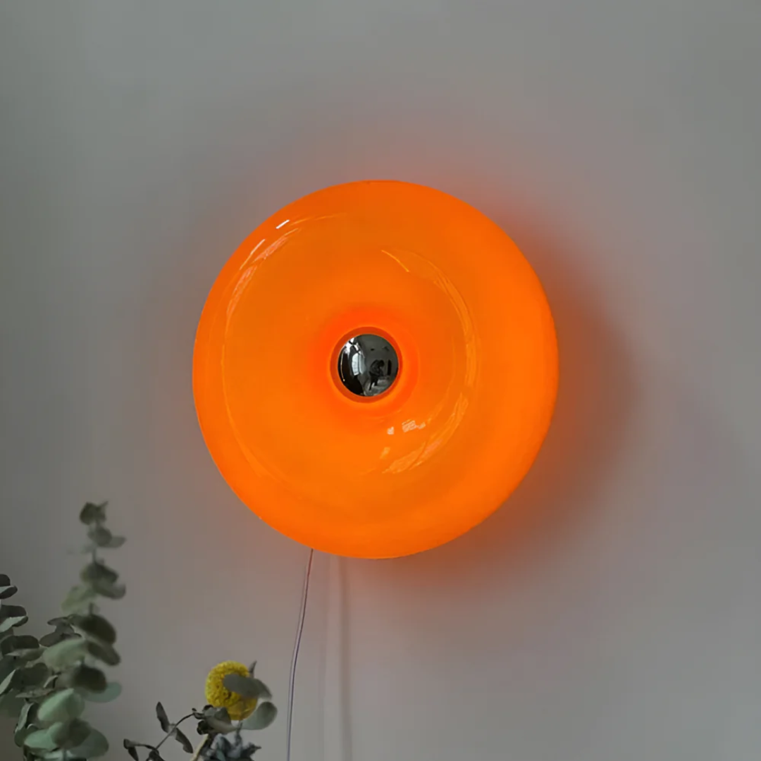 Sleek Glass Mounted Light Lamp