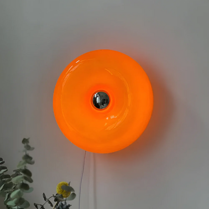 Sleek Glass Mounted Light Lamp