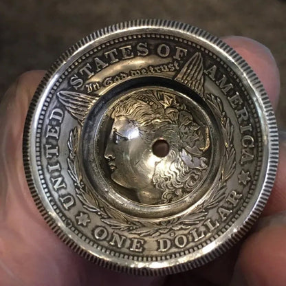 Antique Style Morgan Silver Bell