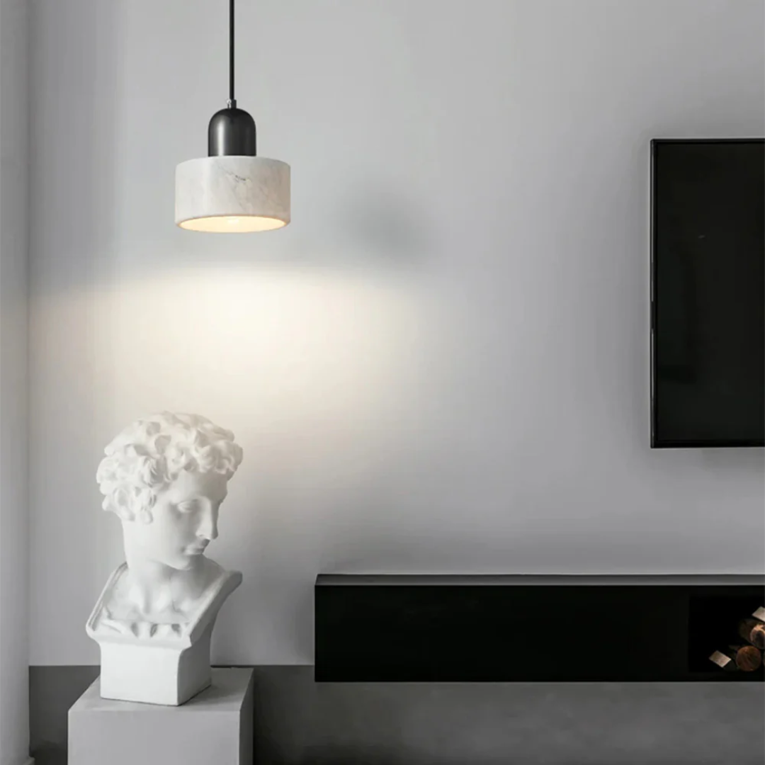 Elegant Marble Drop Ceiling Lamp
