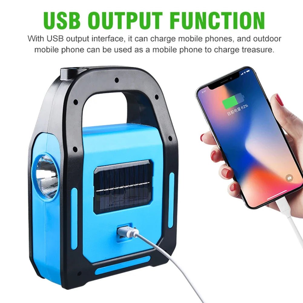 Compact LED Camping Light with USB Charger