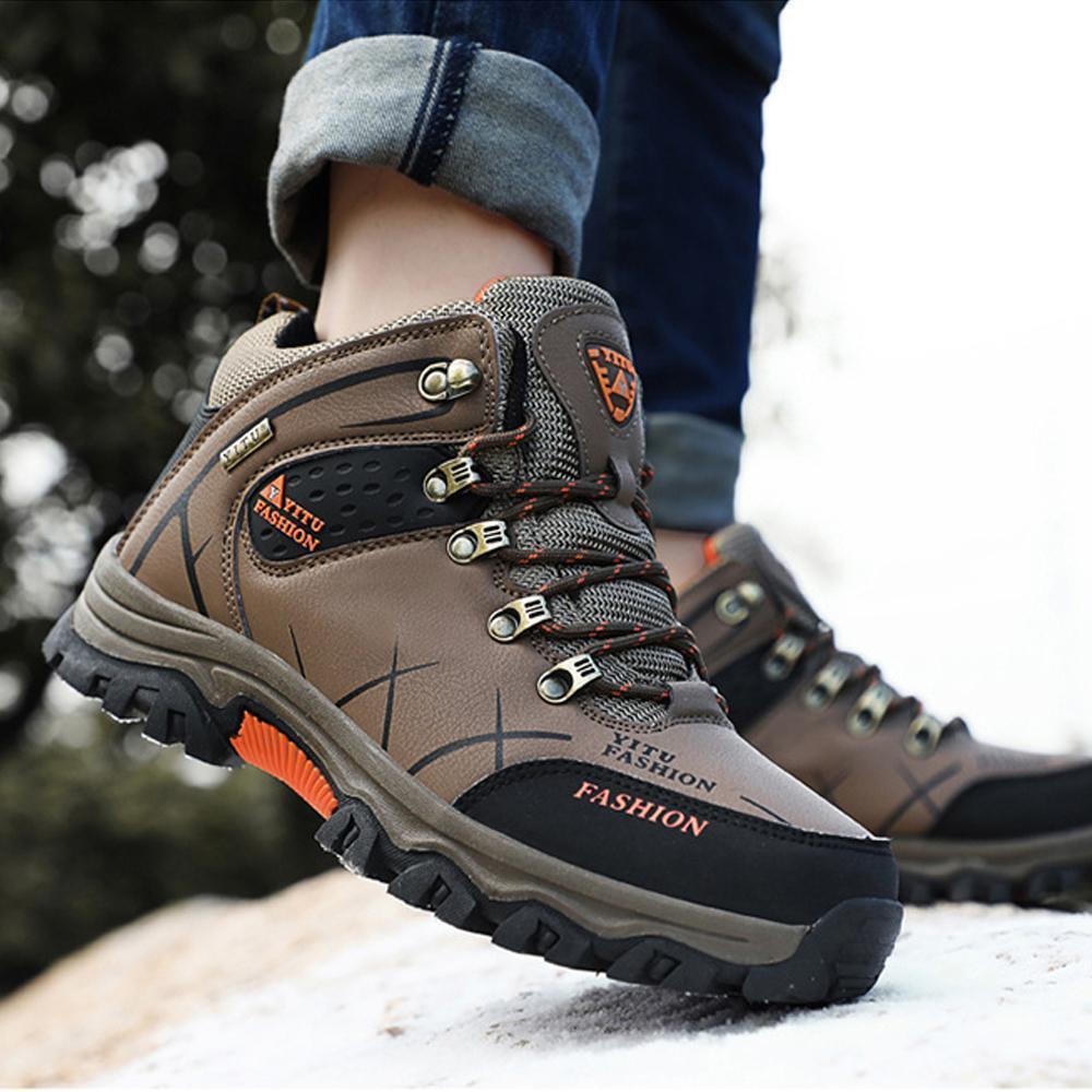 Warm Men's Waterproof Hiking Boots