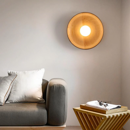 Rustic Wood Wall Light