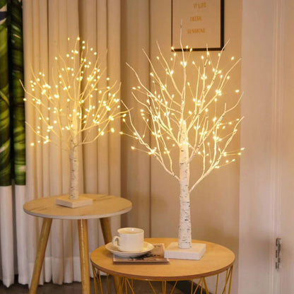 Natural Wood Table Lamp