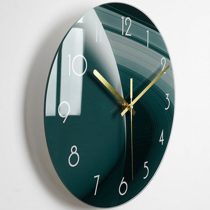 Stylish Glass Round Wall Clock