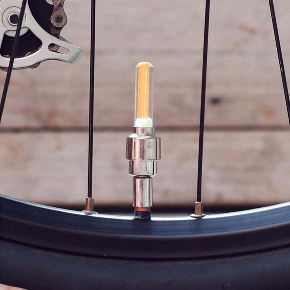 Bright LED Tire Valve Caps (2 Pack)