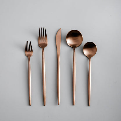 Simple Stainless Steel Silverware Set