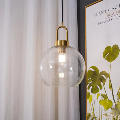 Stylish Glass Hanging Light for Home Dining Areas