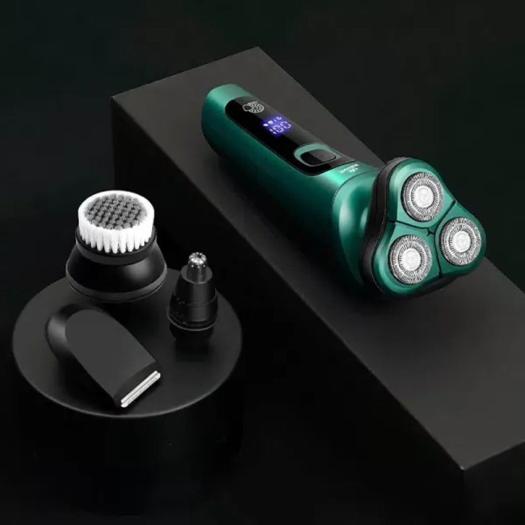 Multi-Functional Waterproof Shaver with LED Screen