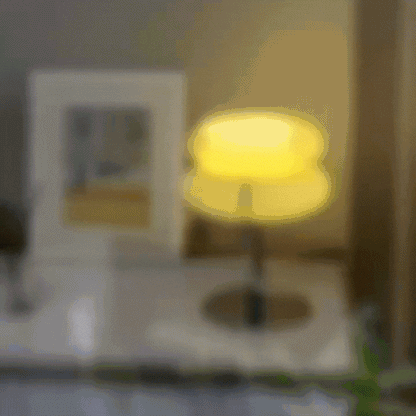 Stylish Glass Desk Lamp with USB and Color Changing Lights