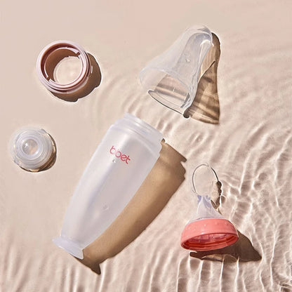 Baby Food Bottle with Spoon Feeder