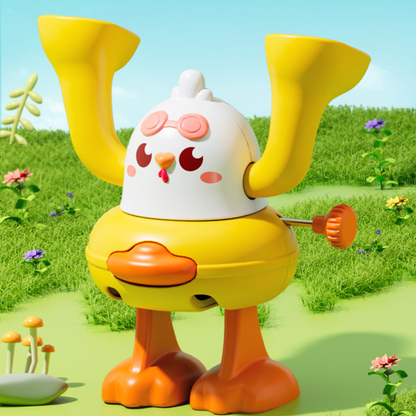 Colorful Hand Crank Tumbling Toy