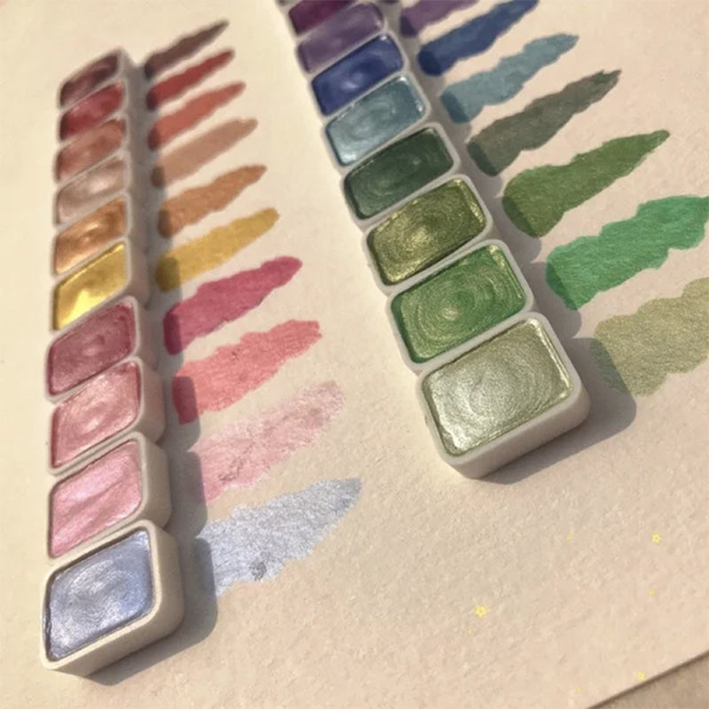 Vibrant 20 Color Watercolor Art Set