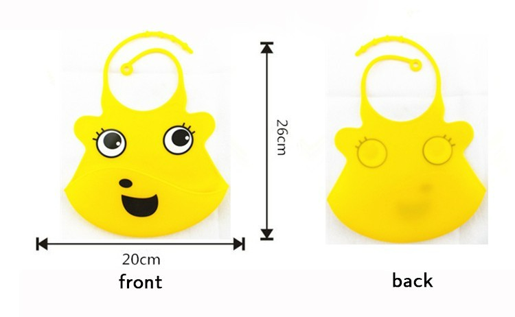 Soft Silicone Baby Bib with Crumb Catcher - Waterproof & Adjustable
