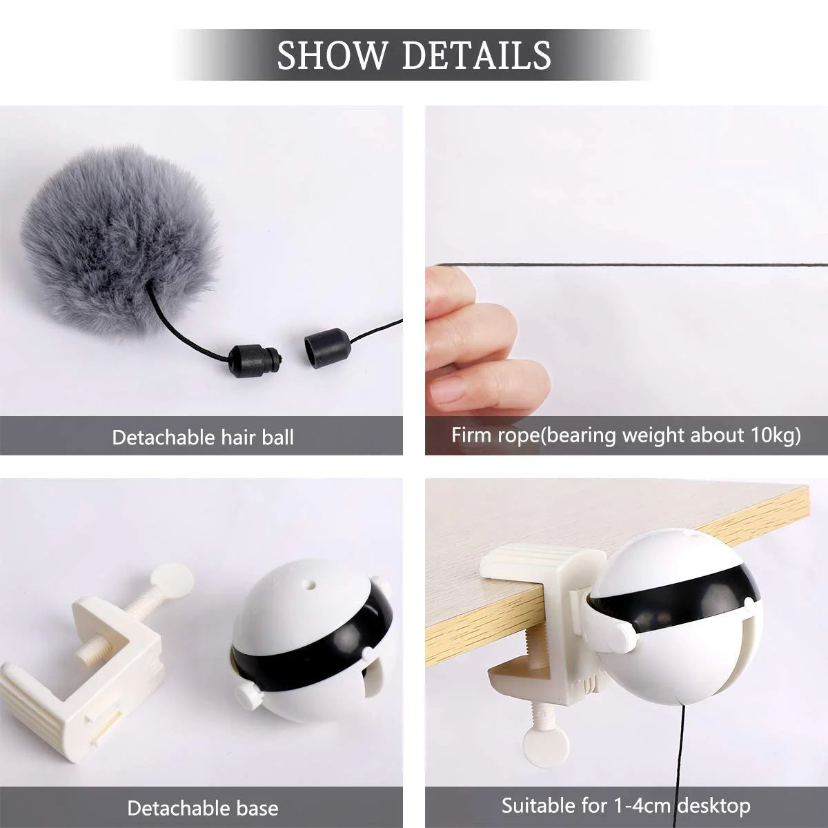 Fun Cat Toy with Auto Feather Teaser