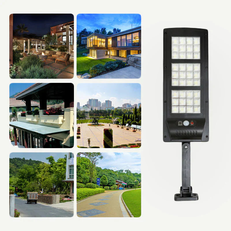 Wireless Solar Powered Outdoor Security Lamp