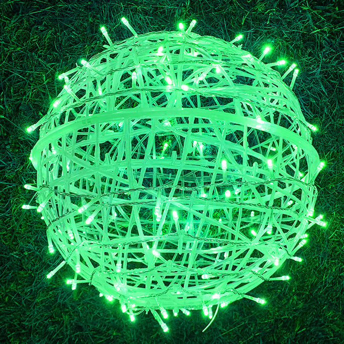 Colorful Outdoor Solar Hanging Globe Lantern Light