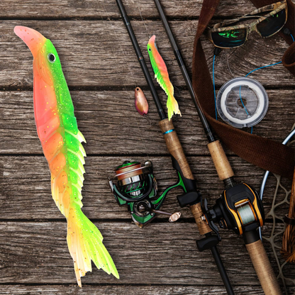 Flexible Segmented Rubber Fish Toy