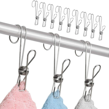 Durable Metal Hair Clips (6 Pack)