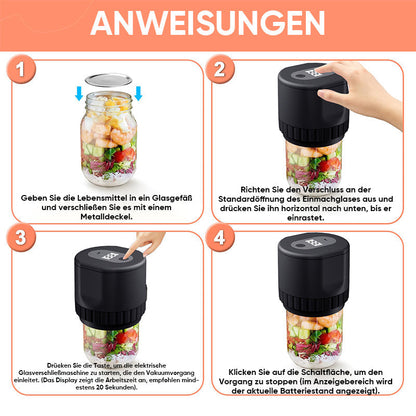 Automatic Food Sealer for Mason Canning Jars