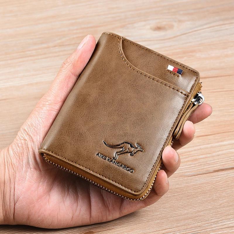 Secure Leather Men's Wallet with RFID Protection