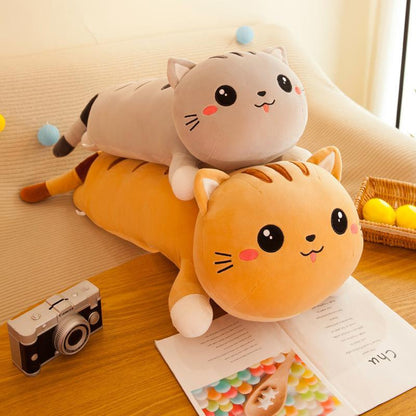 Soft Plush Kitten Cuddle Pillow Toy