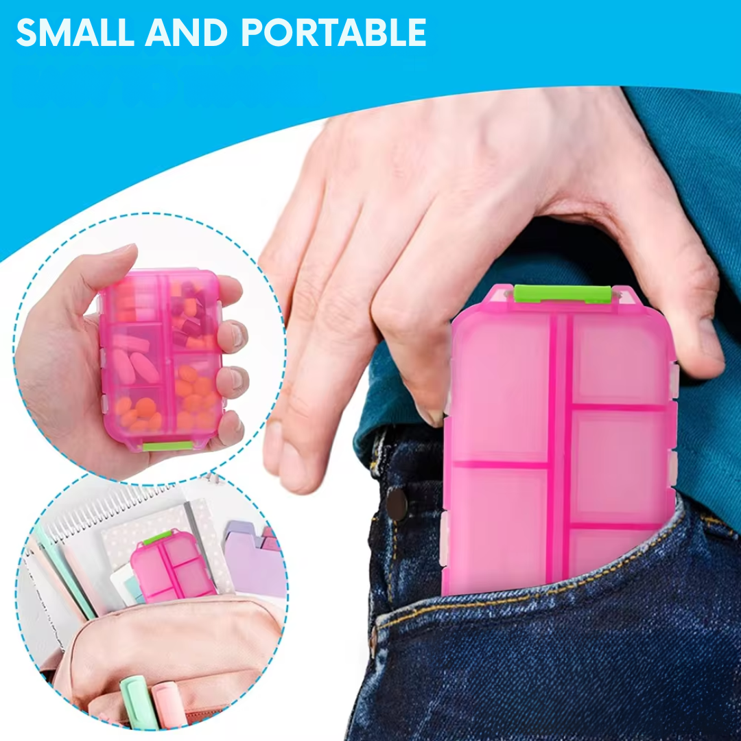 Compact Travel Pill Box