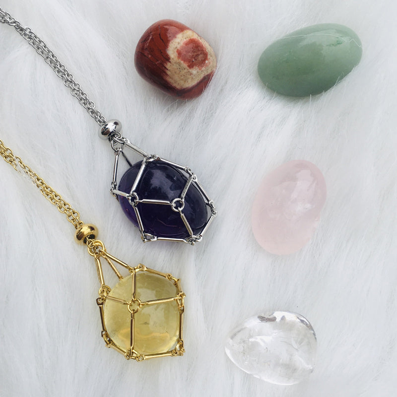 Sparkling Gemstone Pendant Necklace