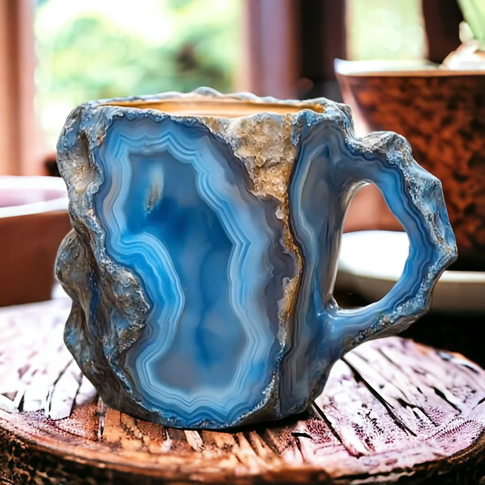 Pretty Stone Ceramic Coffee Mug