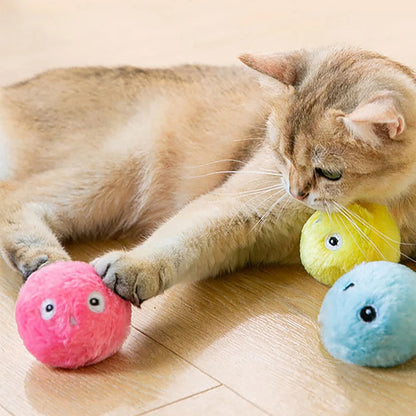 Fun Cat Toy Balls with Realistic Animal Sounds