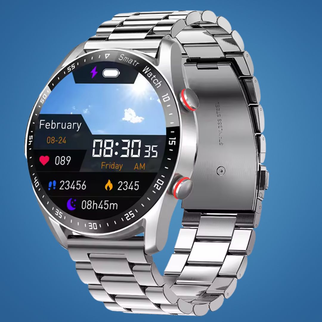 Accurate Fitness Tracker Smartwatch with GPS and Heart Rate