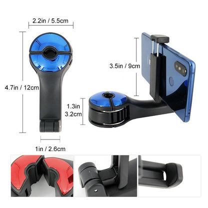 Universal Car Seat Hook with Phone Mount