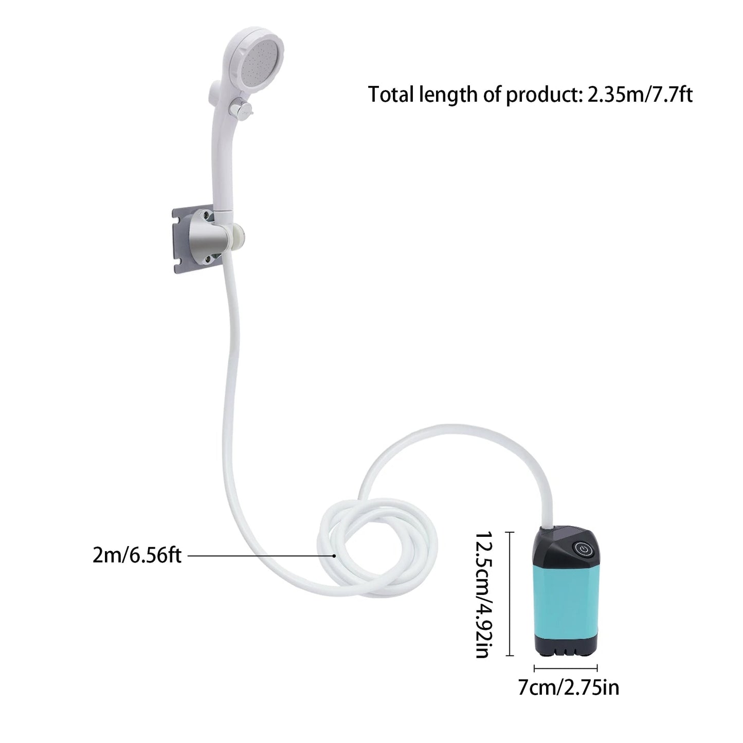Compact Travel Shower for Outdoor Use