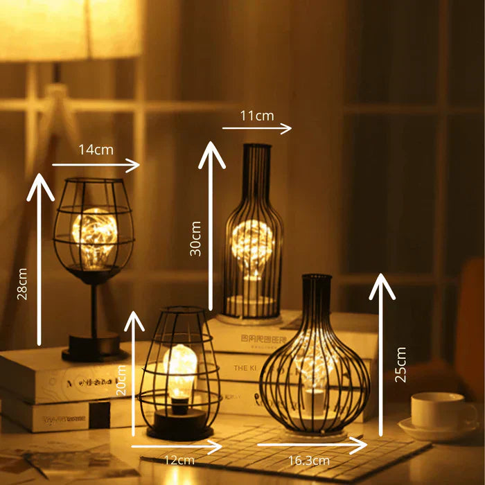 Elegant Glass Desk Lamp for Home Office Decor