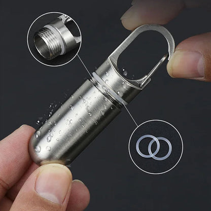 Travel Medication Case Stainless Steel