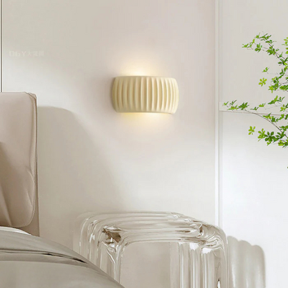 Contemporary White Wall Light