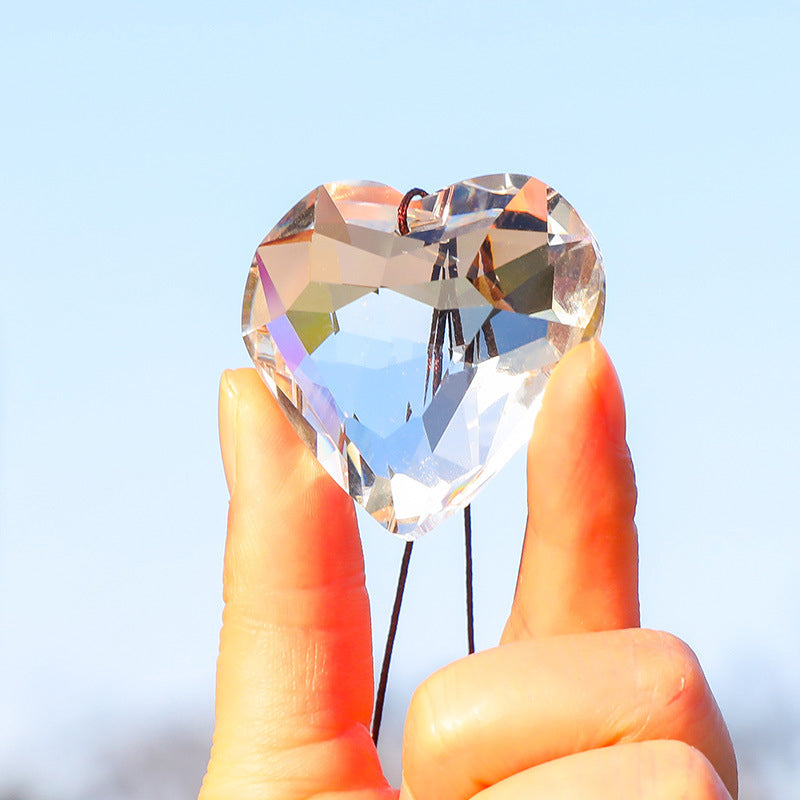 Beautiful Heart Shaped Glass Decor