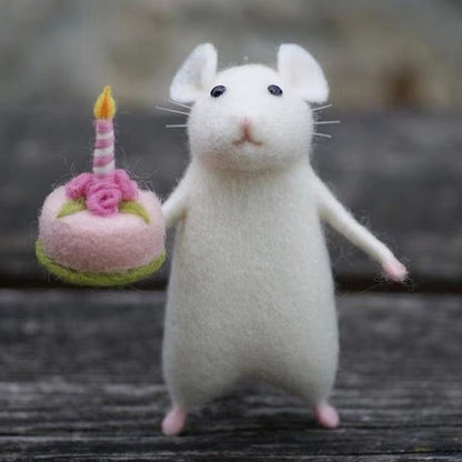 Spooky Felt Rat Decor Ornament