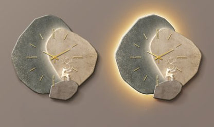 Simple Modern Wall Clock in Nordic Style