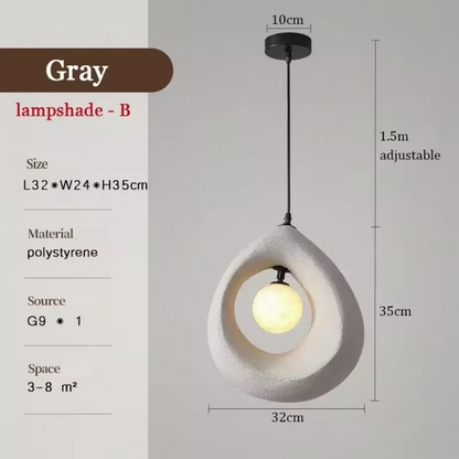 Simple Asian Style Hanging Light Pendant