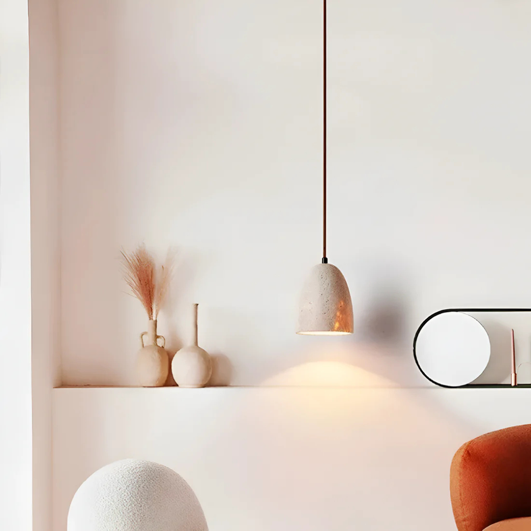 Vintage Stone Drop Ceiling Light