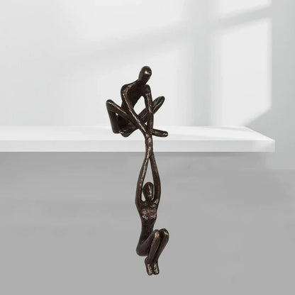Romantic Couple Strength Statue Decor