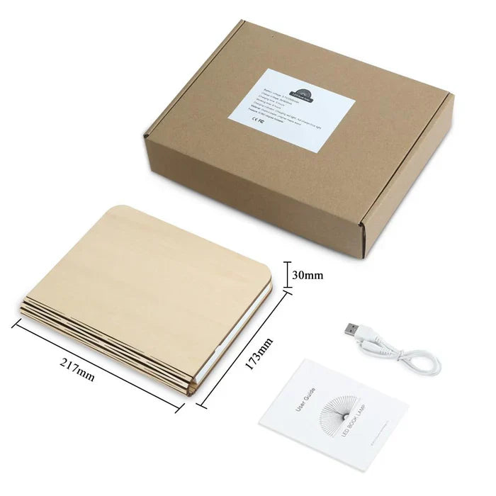Compact LED Reading Lamp with Flexible Arm